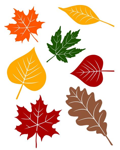 Printable Fall Leaves Images